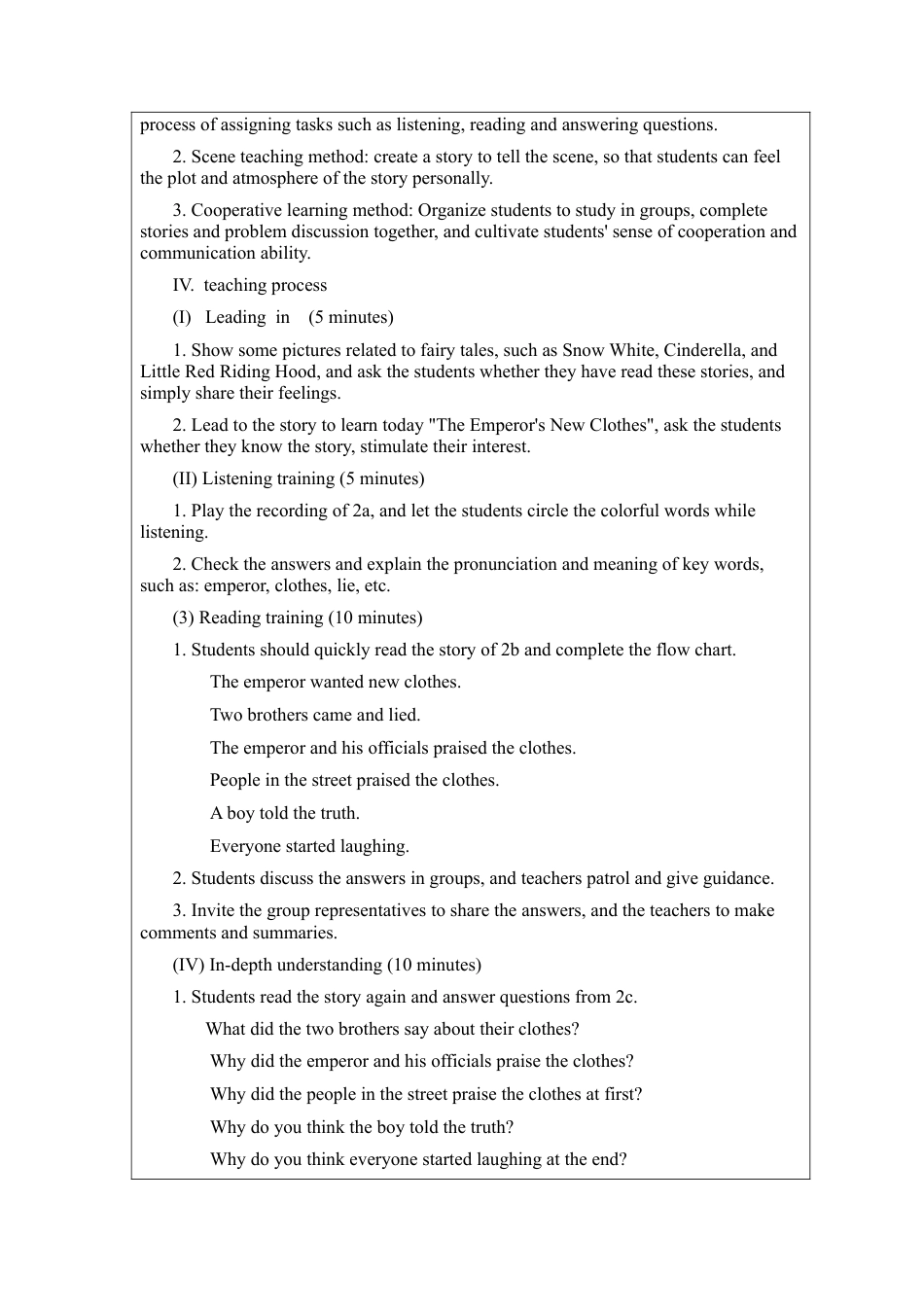 Unit 8 Once upon a time Section A 2a-2e 教案 （人教版七下）.docx_第2页