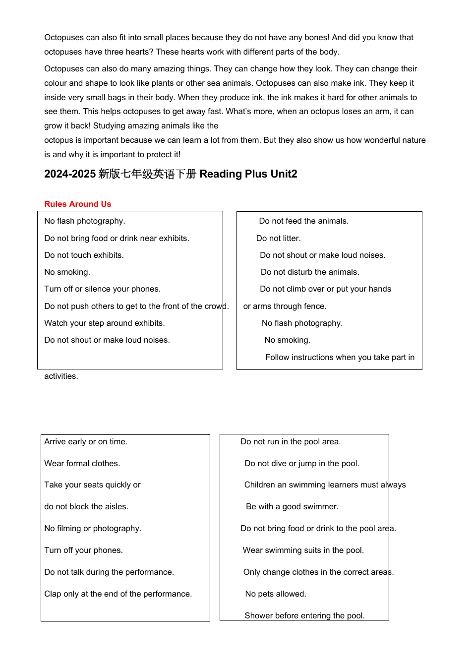 Unit1~2reading plus填空练习-- 2025年人教版英语七年级下册.pdf_第3页