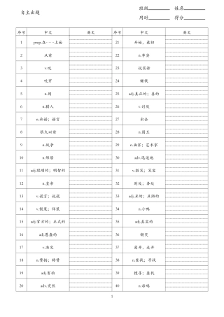 unit8汉译英（人教版七下）.pdf