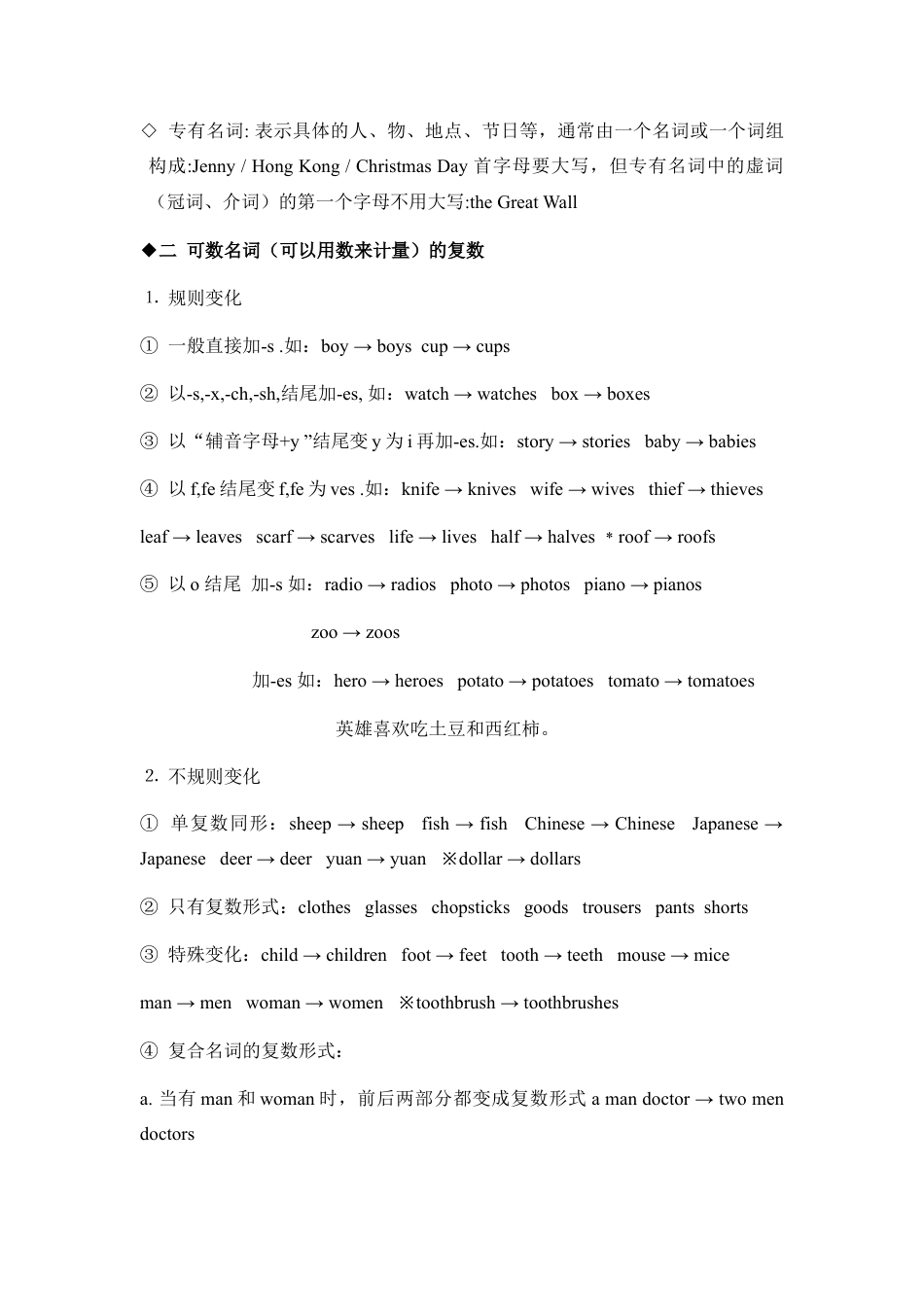 中考英语语法专项复习：词类.docx_第2页