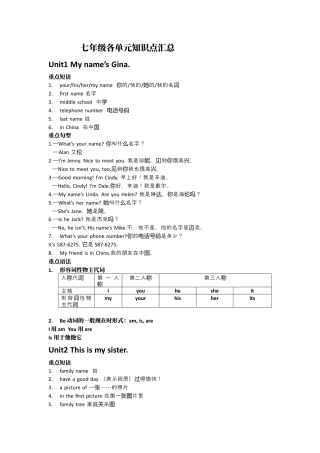 新人教版7年级英语上册知识点总结.docx