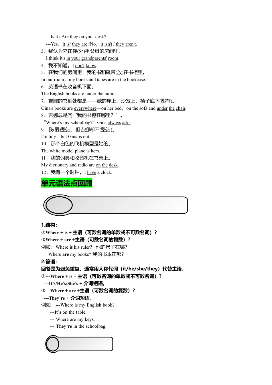 七上Unit 4 复习课件老师版.docx_第2页