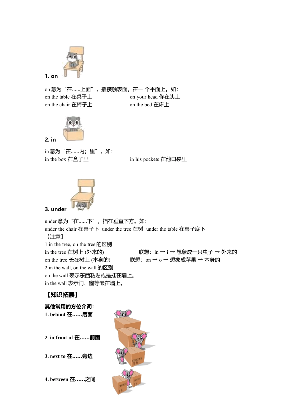 七上Unit 4 复习课件老师版.docx_第3页