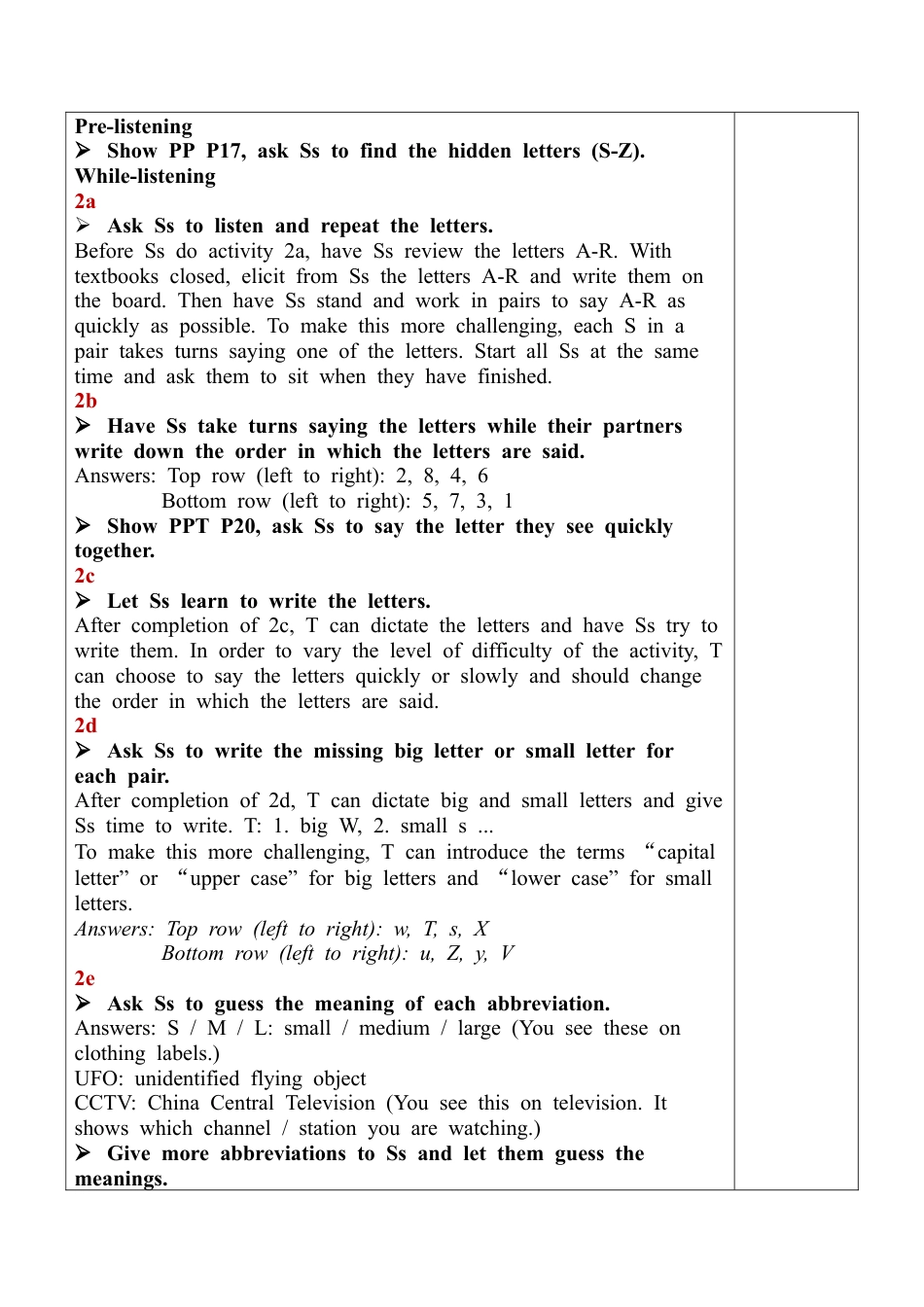 人教七年级上-Starter Unit 3（1a-2e）教案.docx_第3页
