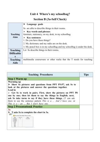 人教七年级上-Unit 4 Section B (3a-Self Check).docx