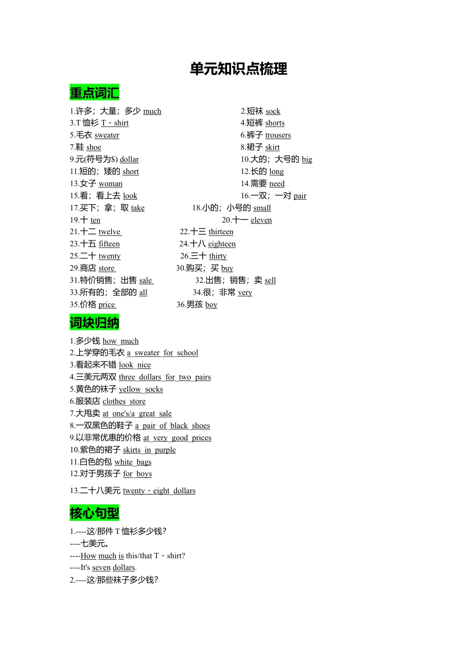 人教七年级上-Unit 7复习课件老师版.docx_第1页