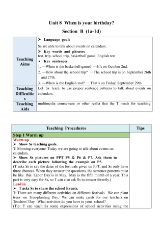 人教七年级上-Unit 8 Section B (1a-1d).docx