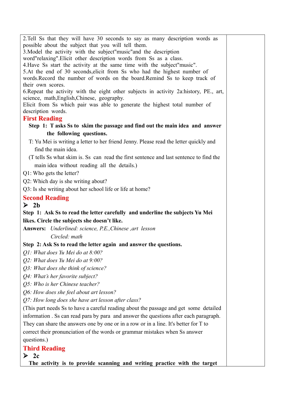 人教七年级上-Unit 9 Section B（2a-2c）教案.docx_第2页