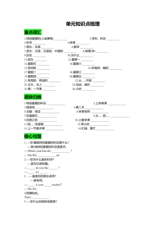 人教七年级上-Unit 9复习课件学生版.docx