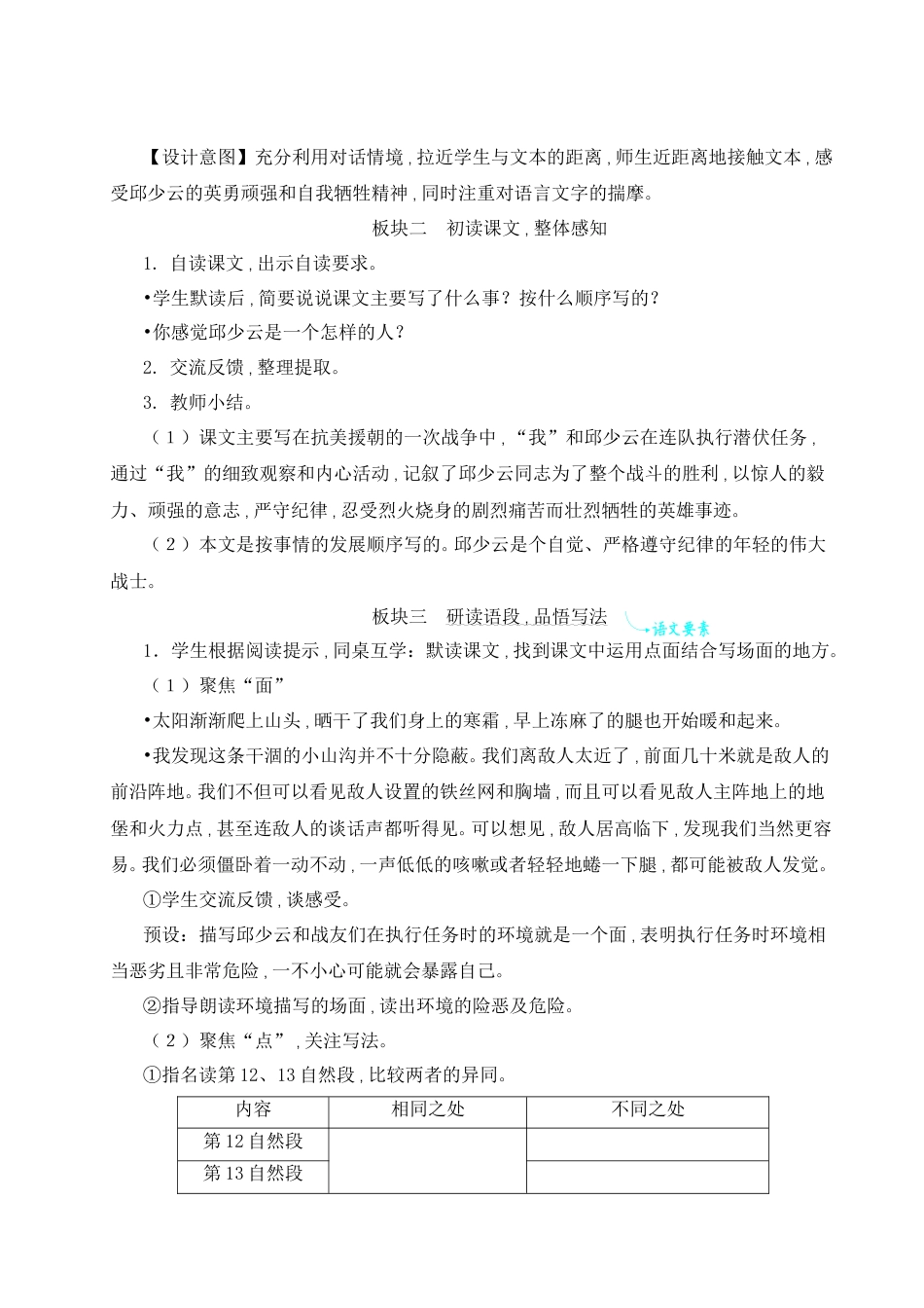 (教案)9 我的战友邱少云-部编六年级上册.docx_第2页