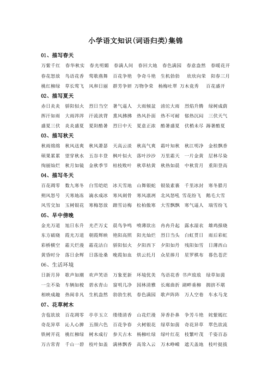 部编版六上-知识集锦之词语归类.docx_第1页