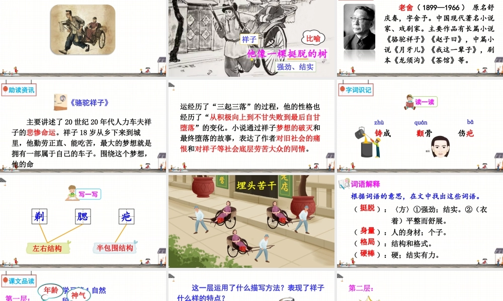五年级下册课时13 人物描写一组 第2课时 课件（部编版）.pptx