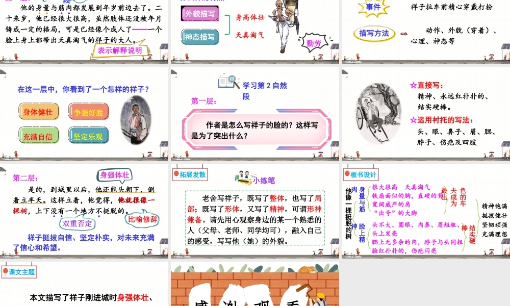 五年级下册课时13 人物描写一组 第2课时 课件（部编版）.pptx