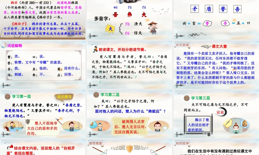 五年级下册课时15 自相矛盾 课件（部编版）.pptx