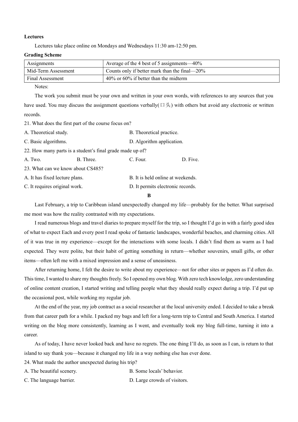 山东省德州市2024-2025学年高一下学期期中考试 英语 Word版含答案.docx_第3页