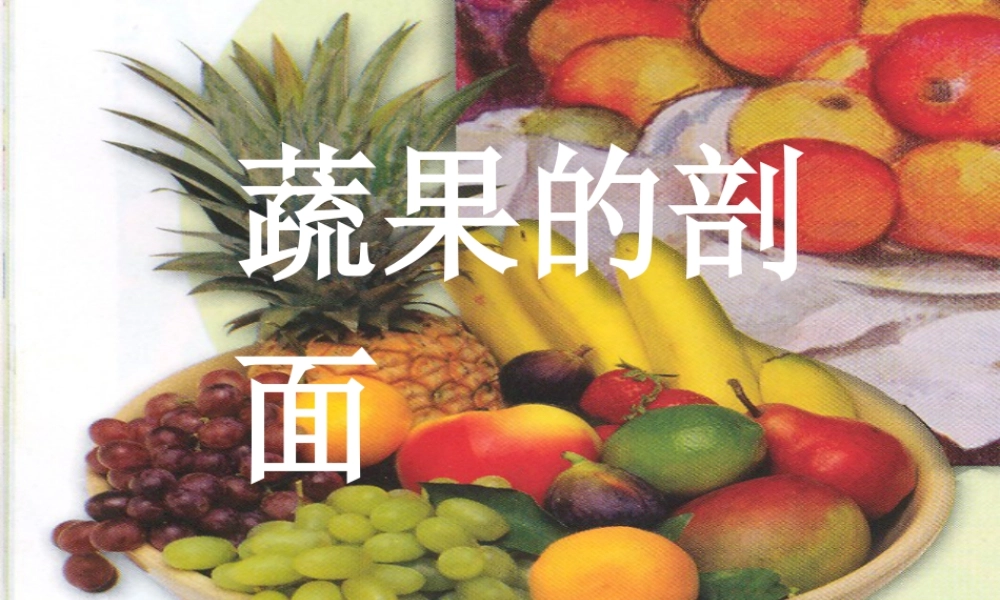 人教版四年级小学美术课件-《蔬果剖面》课件.ppt