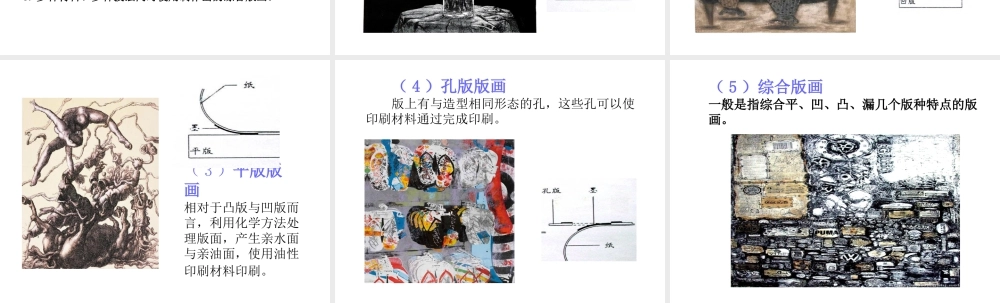 人教版四年级小学美术课件-版画.ppt