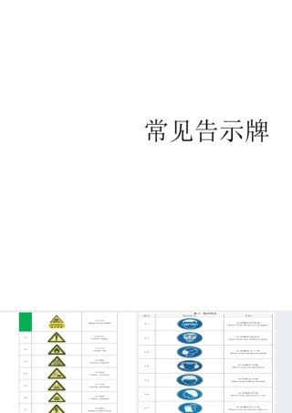 人教版四年级小学美术课件-常见告示牌.pptx