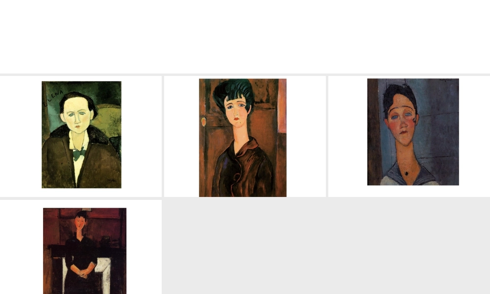 人教版四年级小学美术课件-莫迪里阿尼作品.ppt