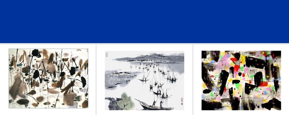 人教版四年级小学美术课件-吴冠中作品.ppt