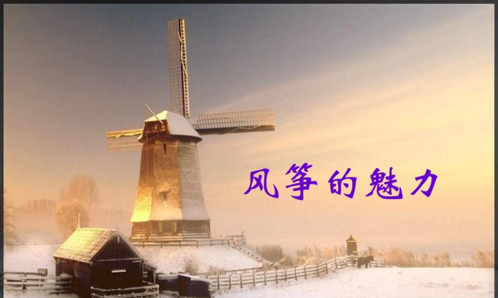 人教版五年级小学美术课件-《风筝的魅力》课件.ppt