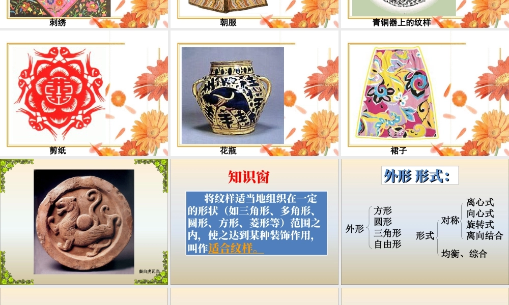 人教版五年级小学美术课件-《美丽的纹样》课件03.ppt
