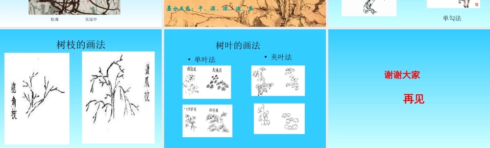 人教版五年级小学美术课件-《学画松树》课件02.ppt