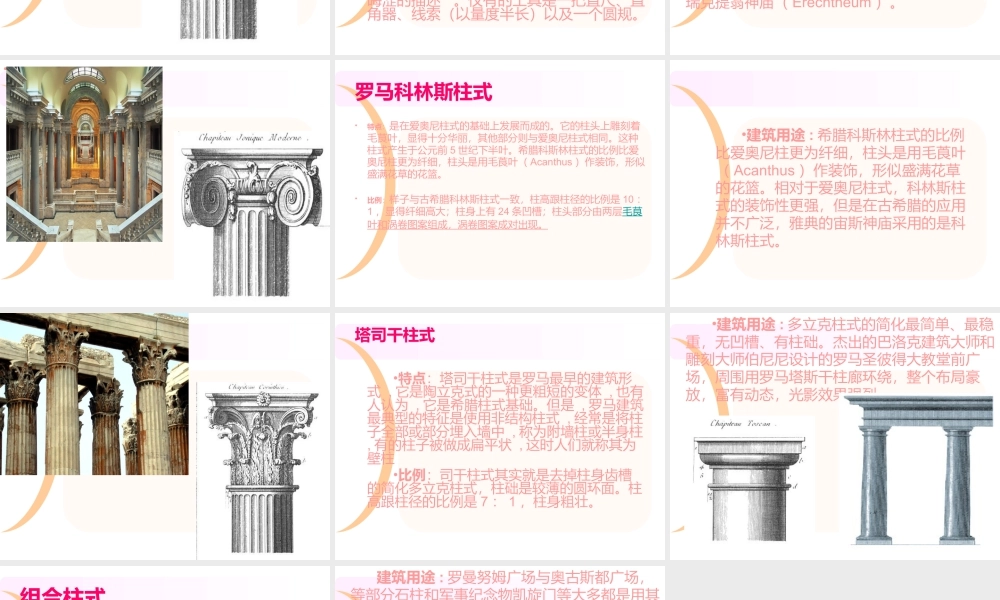 人教版五年级小学美术课件-古罗马的五种柱式.ppt