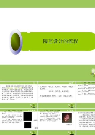 人教版五年级小学美术课件-陶瓷设计的流程.ppt