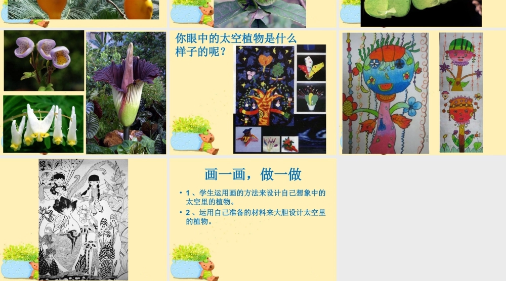 人教版一年级小学美术课件-《太空里的植物》课件2.ppt