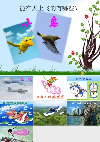 人教版一年级小学美术课件-飞行的姿态.ppt