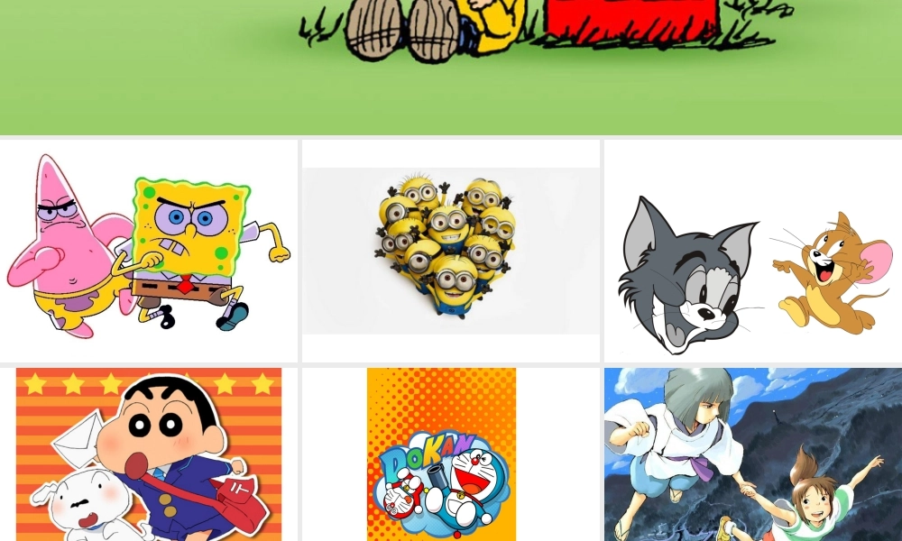 人教版一年级小学美术课件-经典卡通形象欣赏.ppt