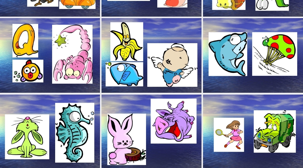 人教版一年级小学美术课件-卡通形象设计范例.ppt