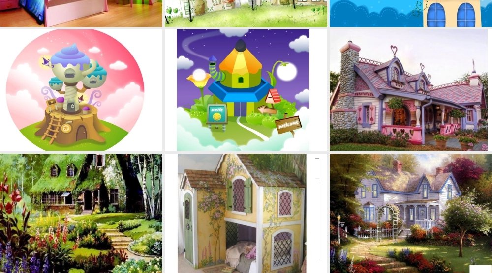 人教版一年级小学美术课件-童话里的小屋1.ppt