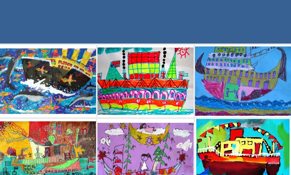 人教版一年级小学美术课件-学生作品欣赏.ppt