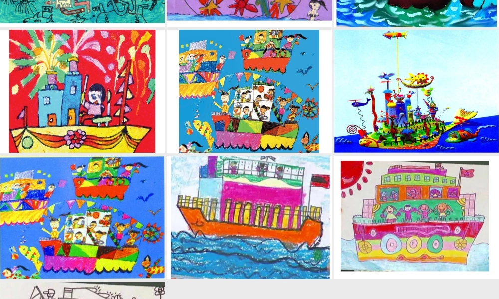 人教版一年级小学美术课件-学生作品欣赏.ppt