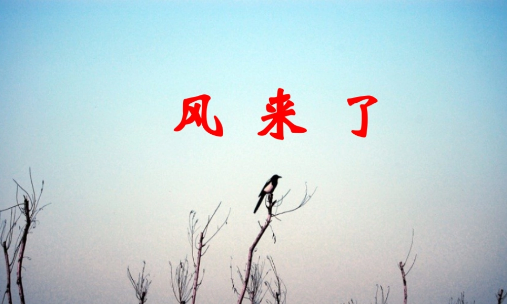 人教版二年级小学美术课件-《风来了》课件2.ppt