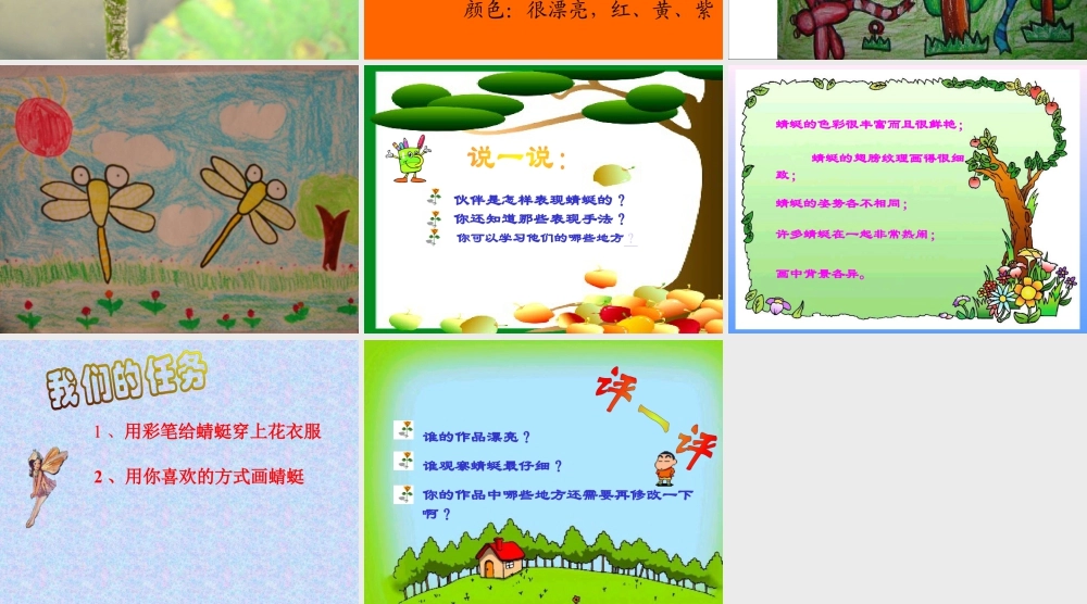 人教版二年级小学美术课件-《蜻蜓飞飞》课件1.ppt