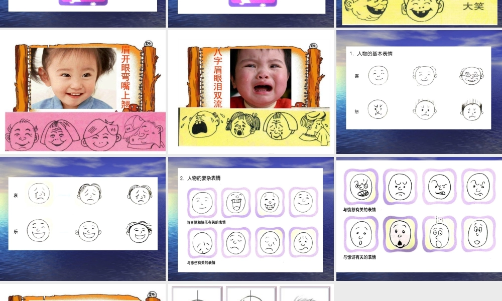 人教版二年级小学美术课件-画人物.ppt