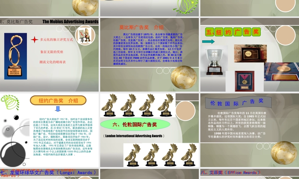 人教版二年级小学美术课件-全球十佳广告奖项.ppt