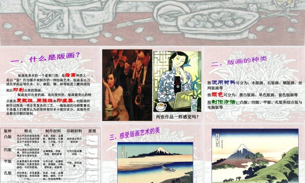 人教版六年级小学美术课件-《电脑美术——版画效果的图画》课件2.ppt