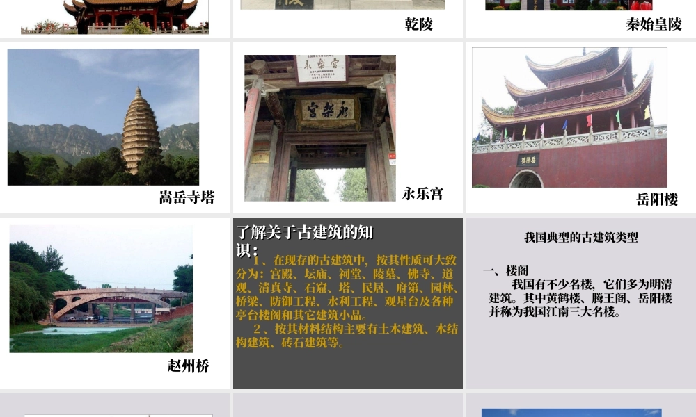 人教版六年级小学美术课件-《古建筑的保护》课件.ppt