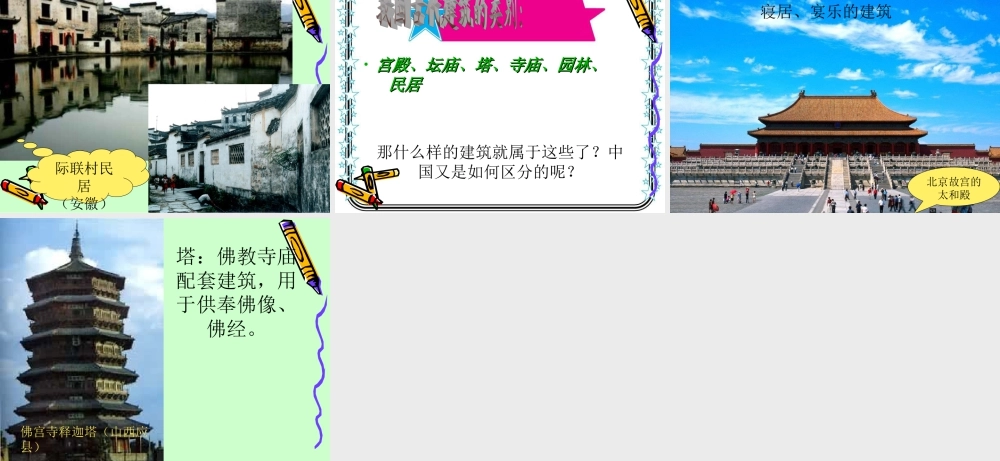 人教版六年级小学美术课件-《我国古代建筑艺术》课件.ppt