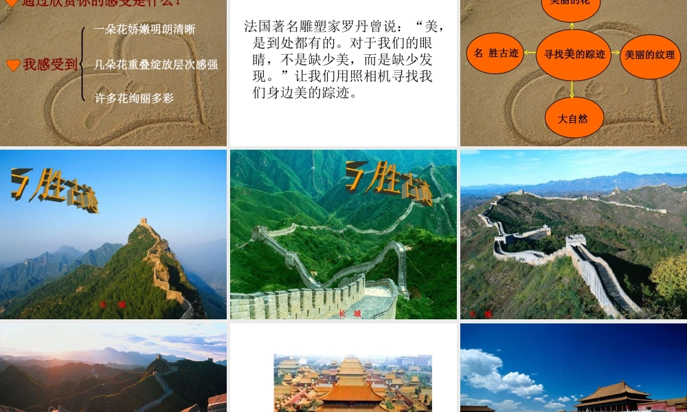 人教版六年级小学美术课件-《寻找美的踪迹》课件03.ppt