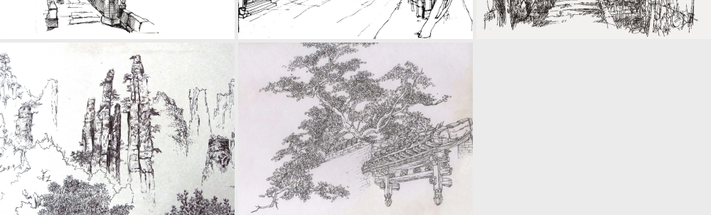 人教版六年级小学美术课件-风景速写.ppt