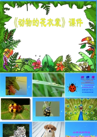 人教版三年级小学美术课件-《动物的花衣裳》课件2.ppt