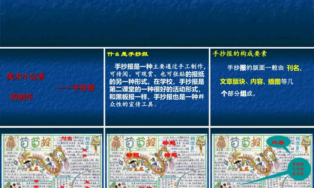 人教版三年级小学美术课件-《美术小记者》课件.ppt