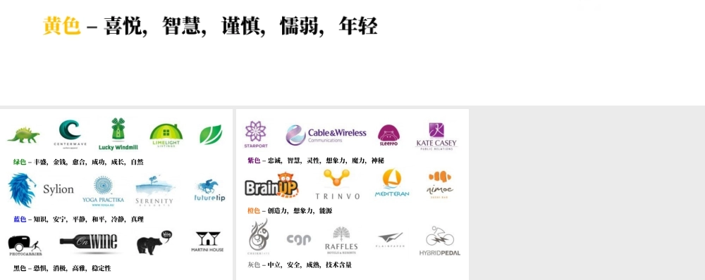 人教版三年级小学美术课件-标志设计中的色彩与个性.ppt