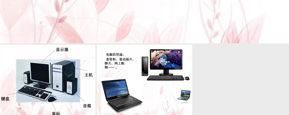 人教版三年级小学美术课件-电脑的模样.ppt