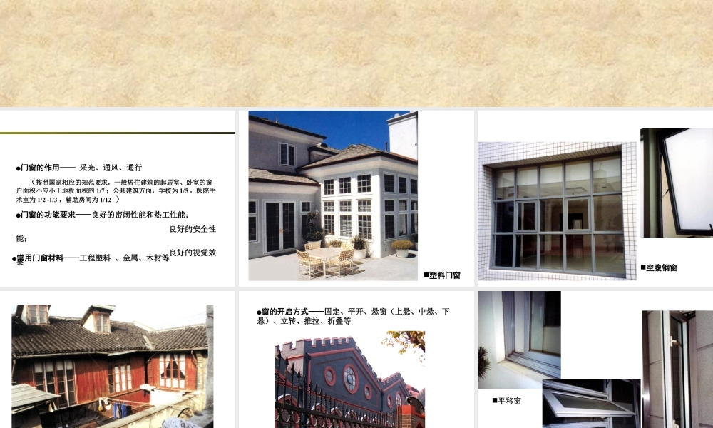 人教版三年级小学美术课件-建筑构造——门和窗.ppt